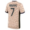 Maillot de Supporter Paris Saint-Germain Mbappé 7 Quatrième Jordan 2023-24 Pour Enfant